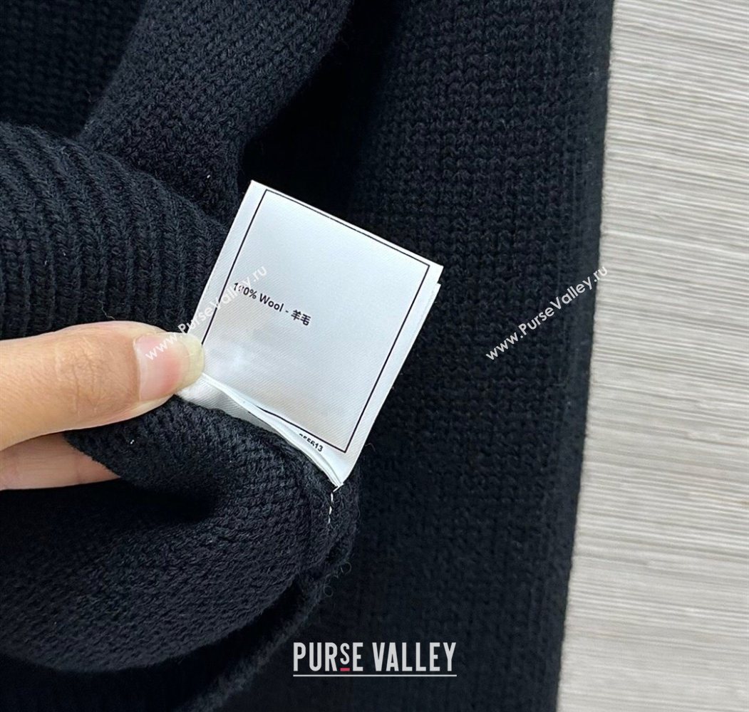 Chanel Wool Cardigan Black/White 2025 CH120256 (QI-251202061)