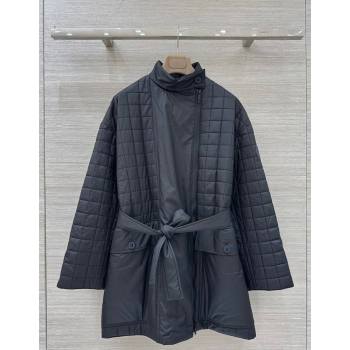 Hermes Quilted Coat Black 2025 HS120201 (QI-251202013)