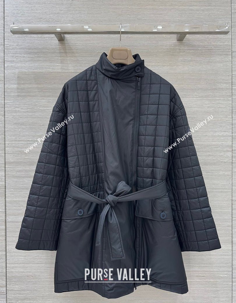 Hermes Quilted Coat Black 2025 HS120201 (QI-251202013)