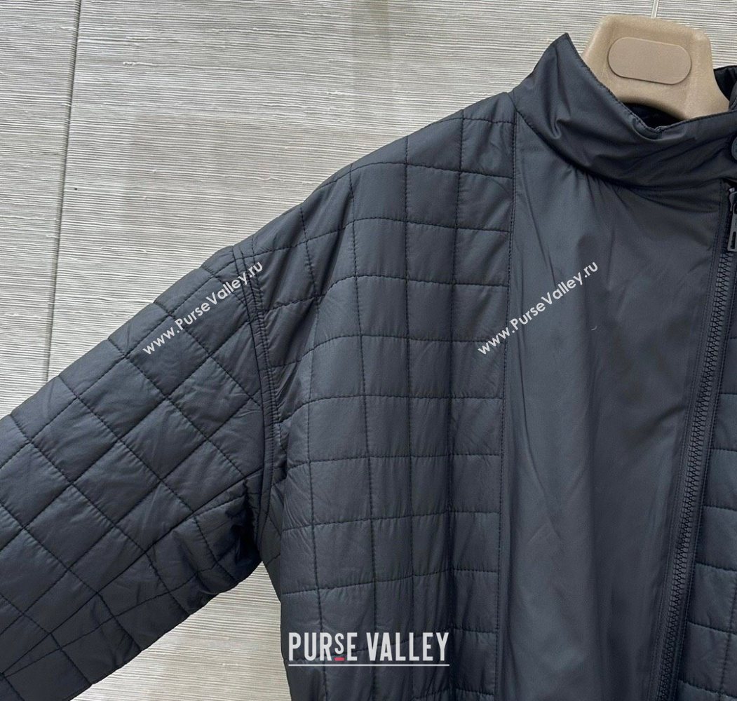 Hermes Quilted Coat Black 2025 HS120201 (QI-251202013)