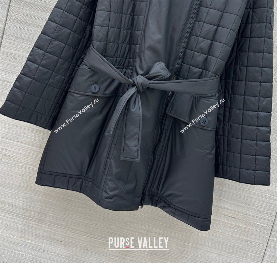 Hermes Quilted Coat Black 2025 HS120201 (QI-251202013)