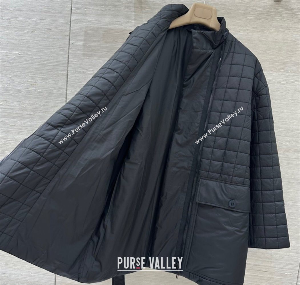 Hermes Quilted Coat Black 2025 HS120201 (QI-251202013)