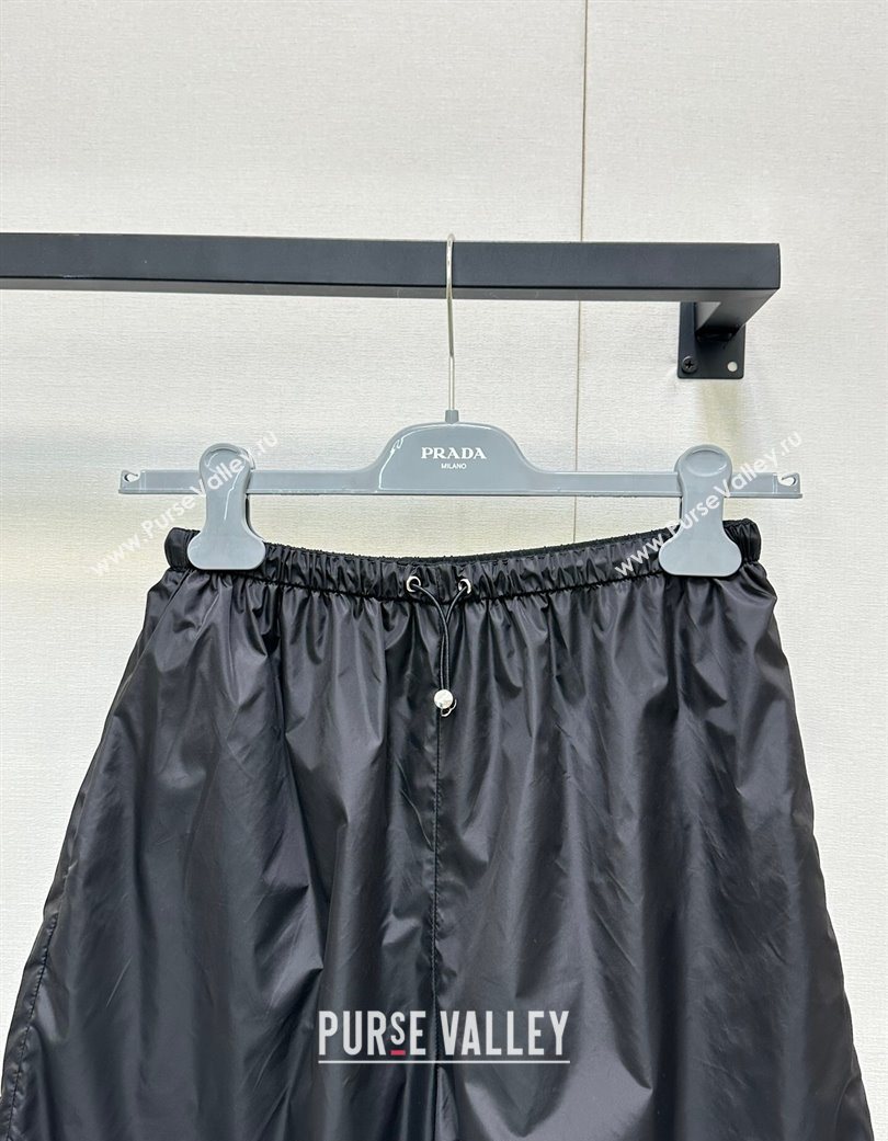 Prada Reversible Nylon and Cotton Shorts Black 2025 PR120220 (QI-251202020)