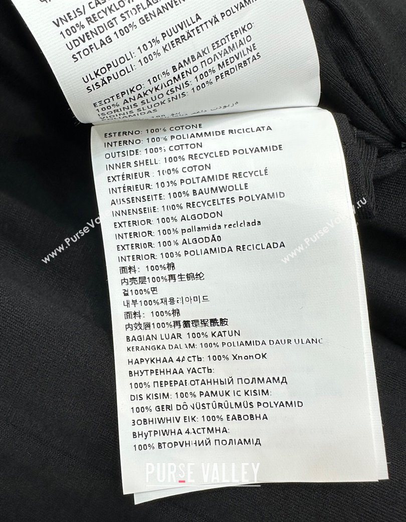 Prada Reversible Nylon and Cotton Shorts Black 2025 PR120220 (QI-251202020)