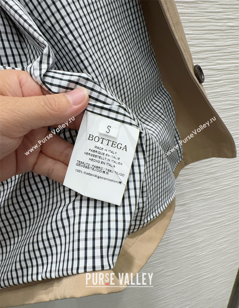 Bottega Veneta Cotton Jacket Beige 2025 BV120256 (QI-251202058)
