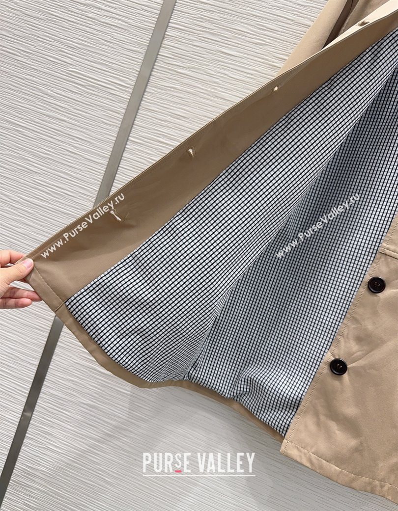 Bottega Veneta Cotton Jacket Beige 2025 BV120256 (QI-251202058)