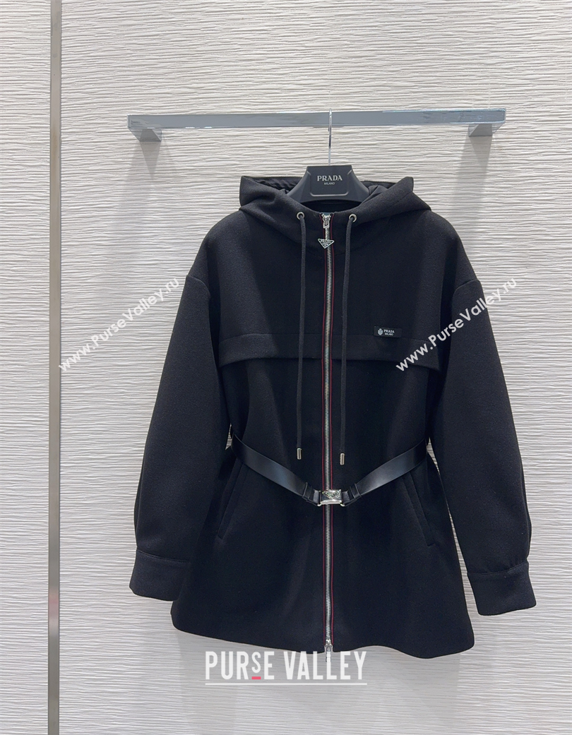 Prada Coat Black 2025 PR120289 (QI-251202093)
