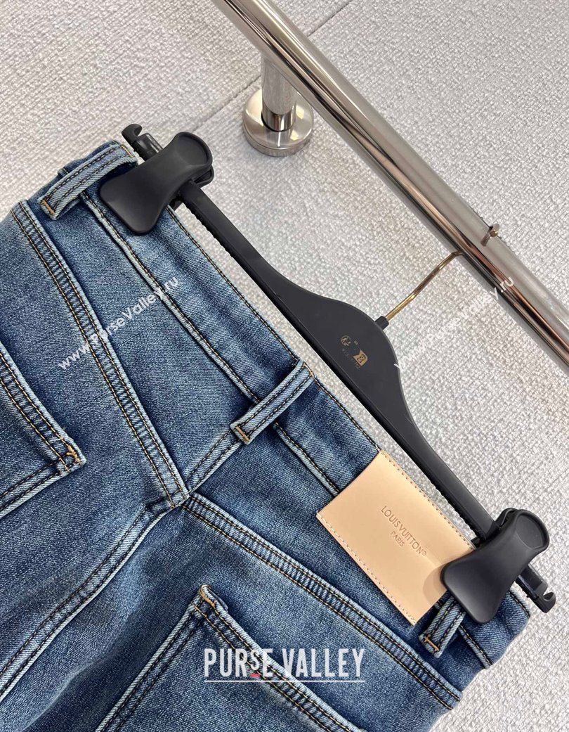 Louis Vuitton Cotton Jeans Blue 2025 LV120271 (QI-251202071)