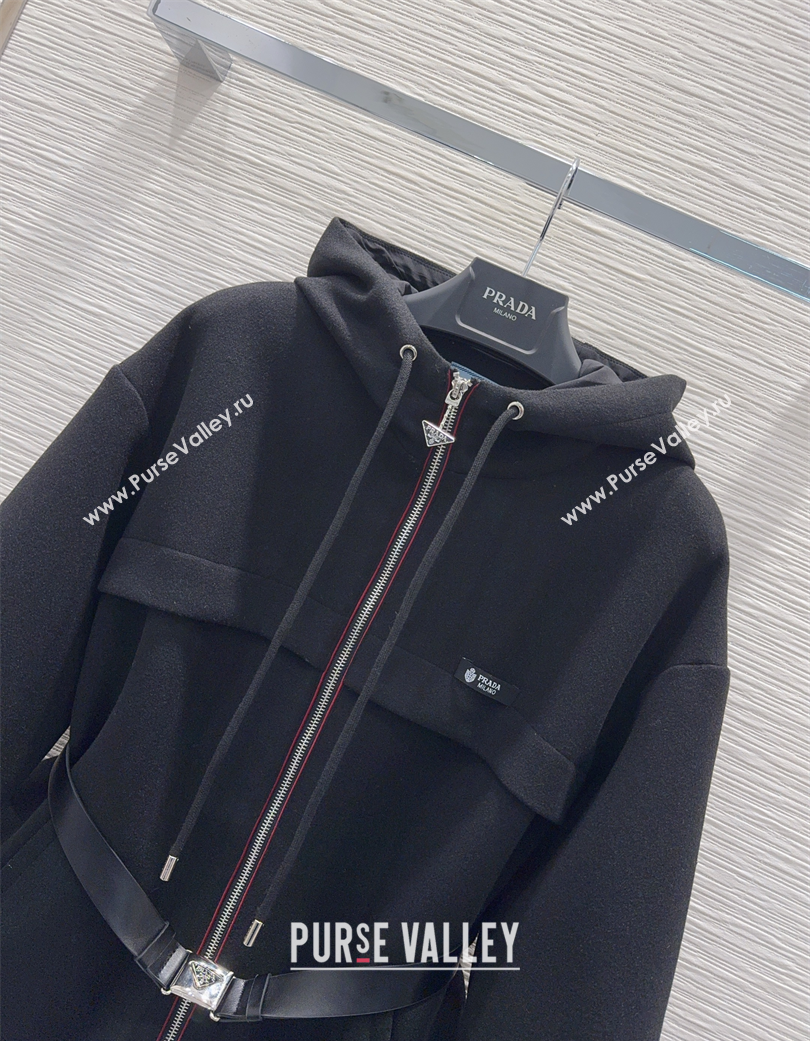 Prada Coat Black 2025 PR120289 (QI-251202093)