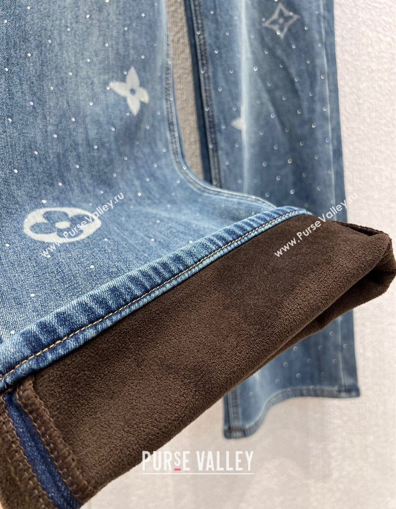 Louis Vuitton Cotton Jeans Blue 2025 LV120271 (QI-251202071)