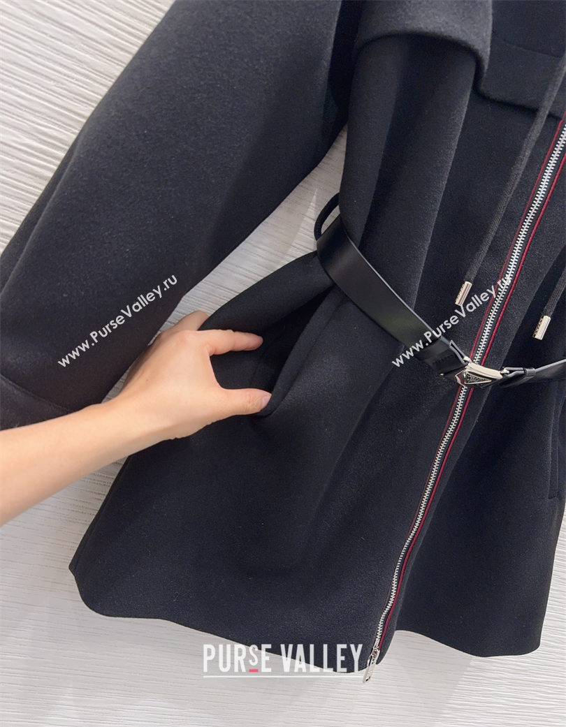 Prada Coat Black 2025 PR120289 (QI-251202093)