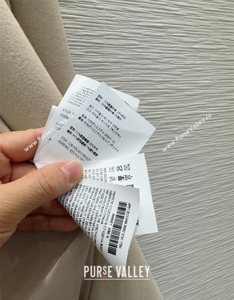 Prada Coat Beige 2025 PR120289 (QI-251202094)