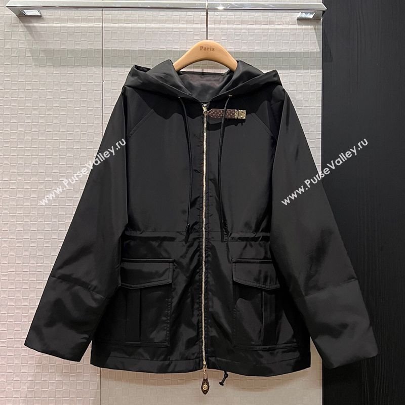 Louis Vuitton Black Coat 2025 LV120289 (QI-251202095)