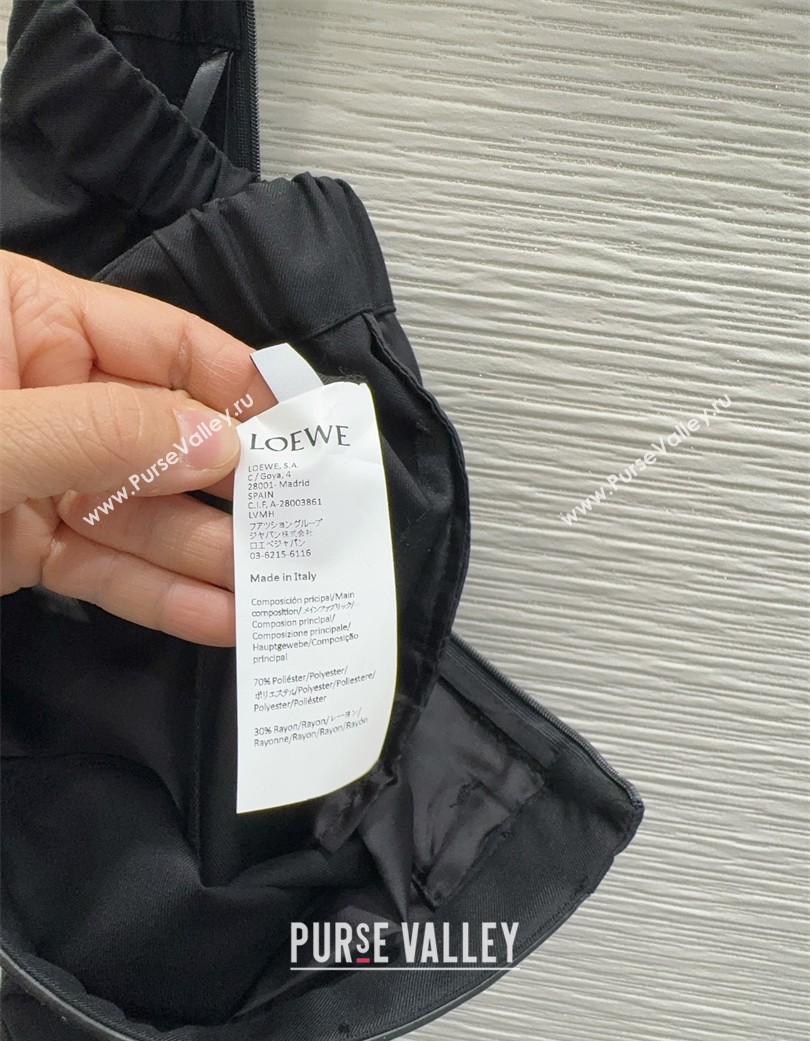 Loewe Jacket and Pants Set Black 2025 LW120201 (QI-251202075)