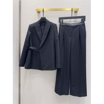 Loewe Jacket and Pants Set Black 2025 LW120201 (QI-251202075)