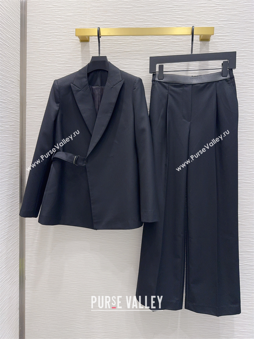 Loewe Jacket and Pants Set Black 2025 LW120201 (QI-251202075)