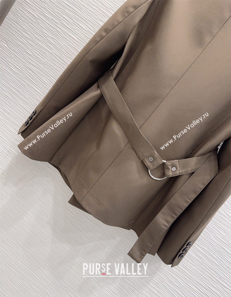 Loewe Jacket and Pants Set Grey 2025 LW120201 (QI-251202076)