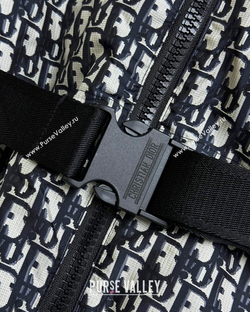 Dior Snow Oblique Padded Jacket with Buckle Strap 2024 1108 (QI-241108023)