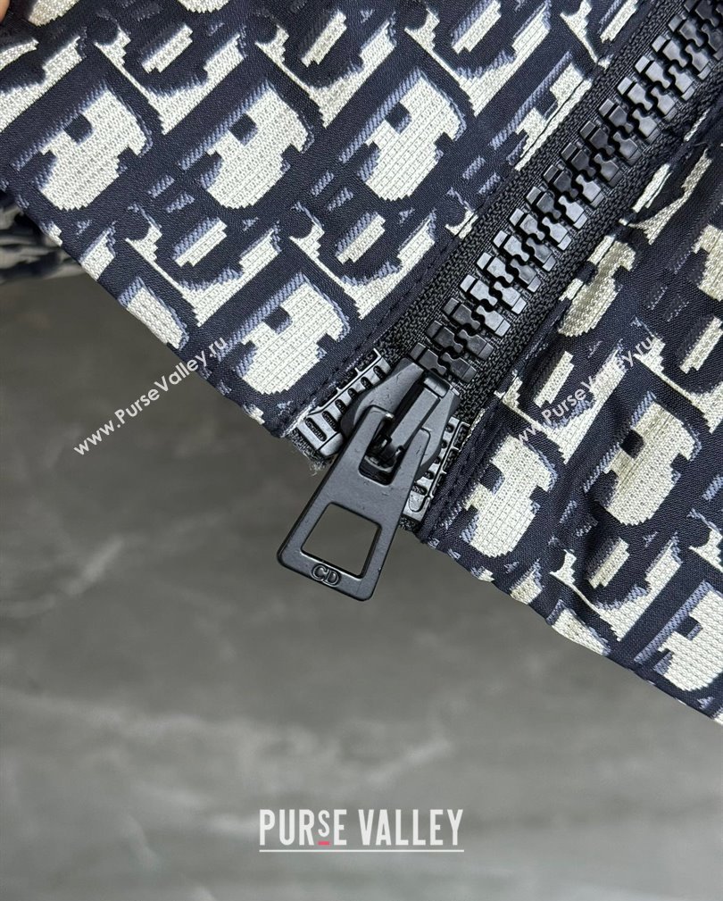 Dior Snow Oblique Padded Jacket with Buckle Strap 2024 1108 (QI-241108023)