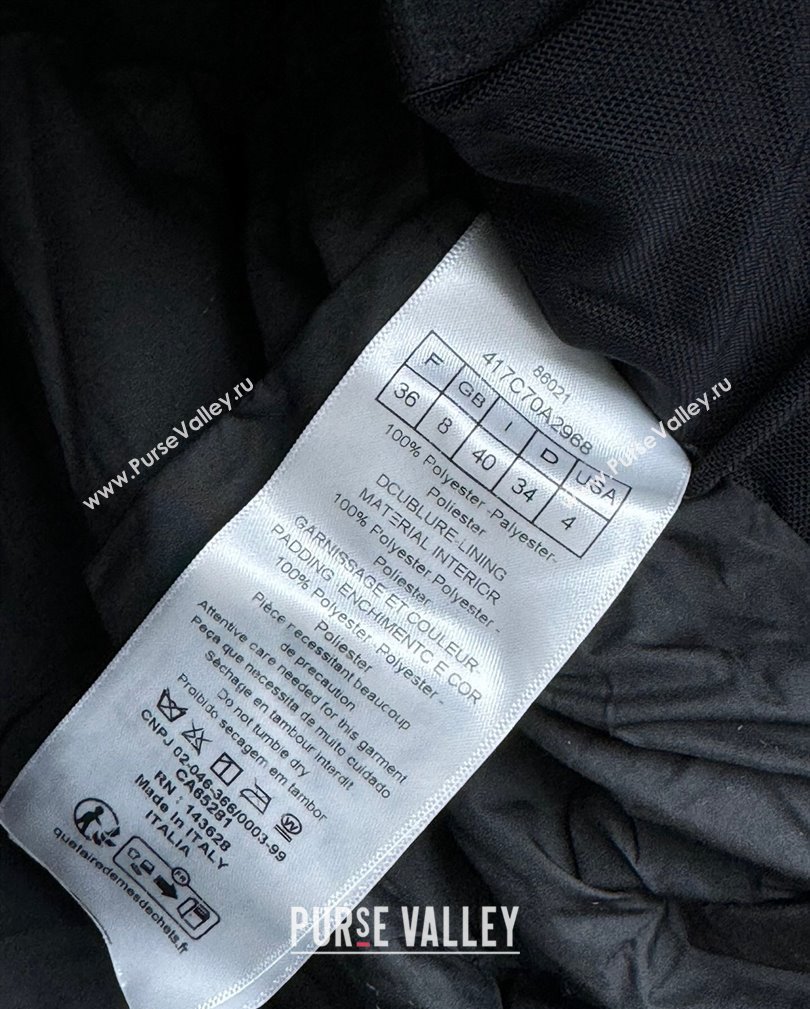 Dior Snow Oblique Padded Jacket with Buckle Strap 2024 1108 (QI-241108023)