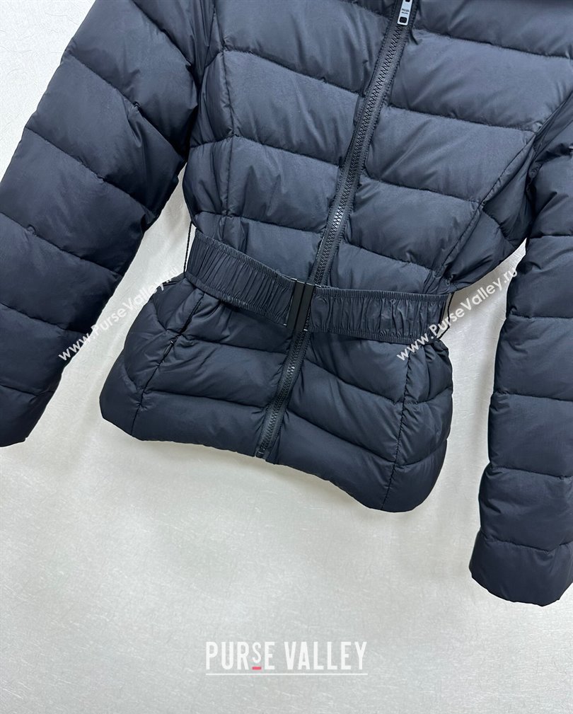 Prada Down Jacket with Buckle Black 2024 110802 (QI-241108031)