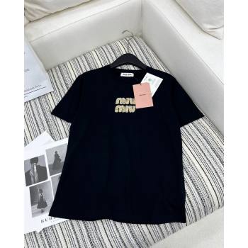 Miu Miu T-Shirt Black 2024 1108 (QI-241108078)