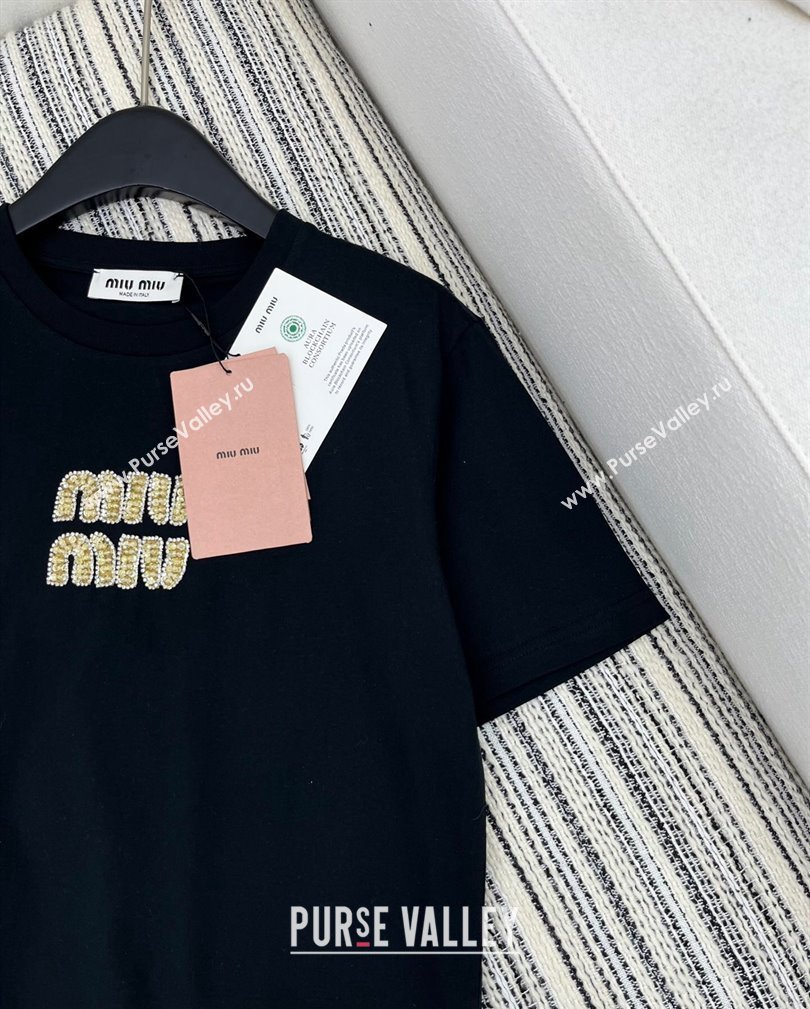 Miu Miu T-Shirt Black 2024 1108 (QI-241108078)