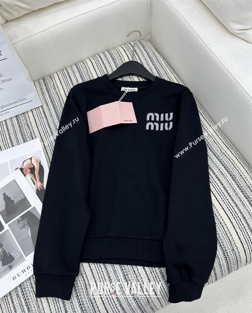 Miu Miu Sweatshirt Black 2024 1108 (QI-241108080)