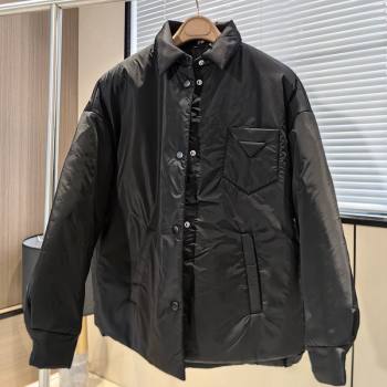 Prada Padded Jacket Black 2024 102501 (QI-241025019)