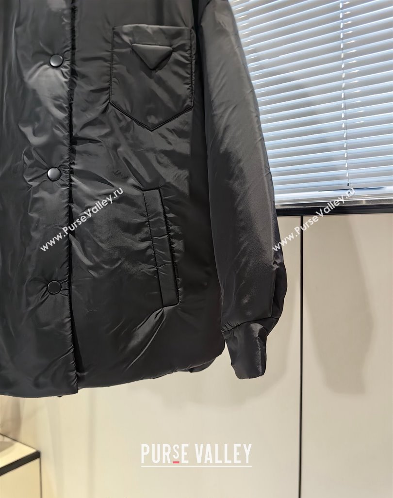 Prada Padded Jacket Black 2024 102501 (QI-241025019)