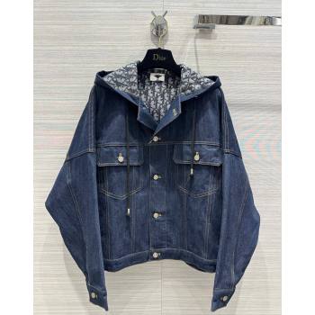 Dior Deep Blue Denim Jacket 2024 1025 (QI-241025003)