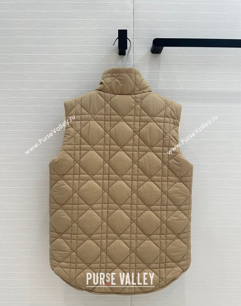 Dior Nylon and Padded Vest Beige 2024 1025 (QI-241025005)