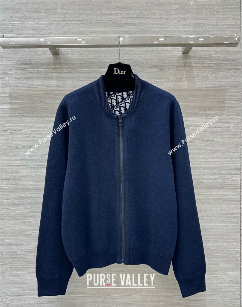 Dior Oblique Reversible Jacket Blue 2024 1025 (QI-241025052)