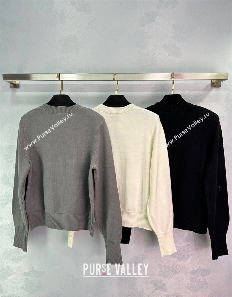 Prada Sweater White/Black/Grey 2024 1123 (QI-241123020)