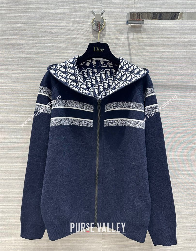 Dior Reversible Jacket Navy Blue 2024 1123 (QI-241123029)