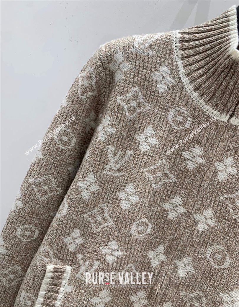 Louis Vuitton Knit Cardigans Beige 2024 1202 (QI-241202056)