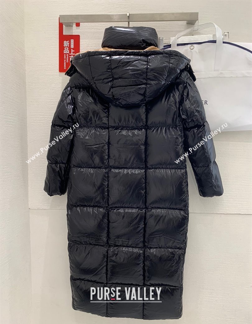 Moncler World Long Down Coat Black 2024 1203 (QI-241203052)