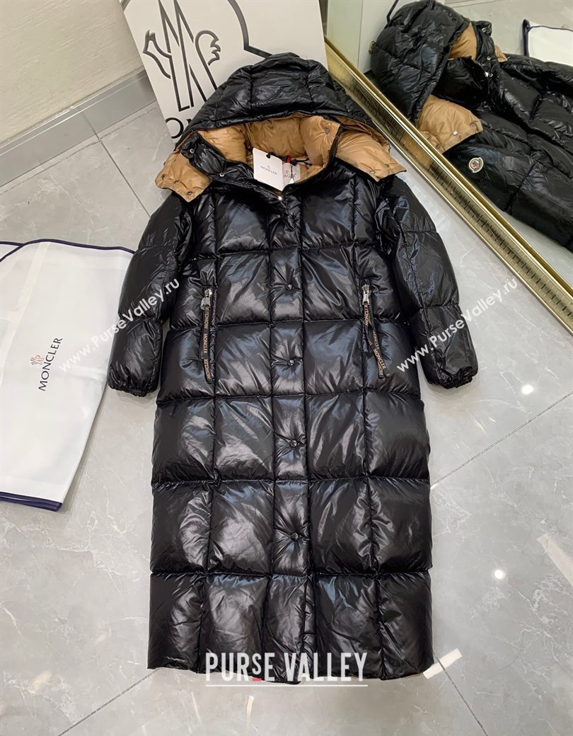 Moncler World Long Down Coat Black 2024 1203 (QI-241203052)