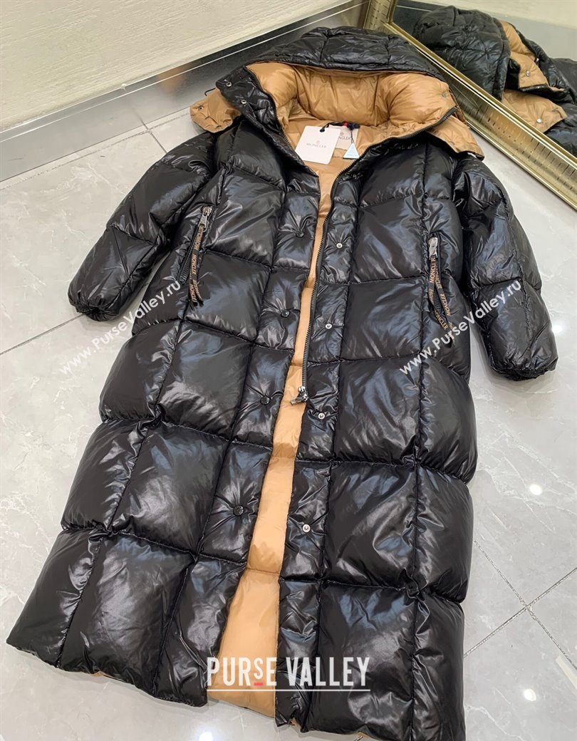 Moncler World Long Down Coat Black 2024 1203 (QI-241203052)