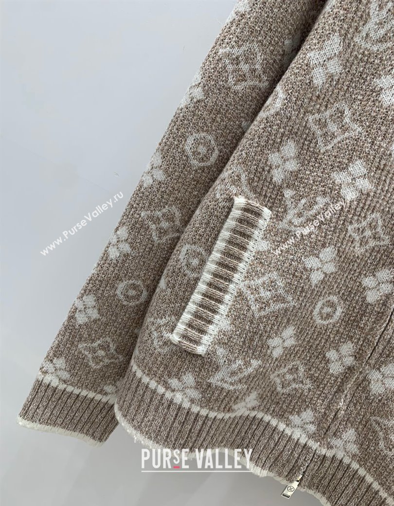 Louis Vuitton Knit Cardigans Beige 2024 1202 (QI-241202056)