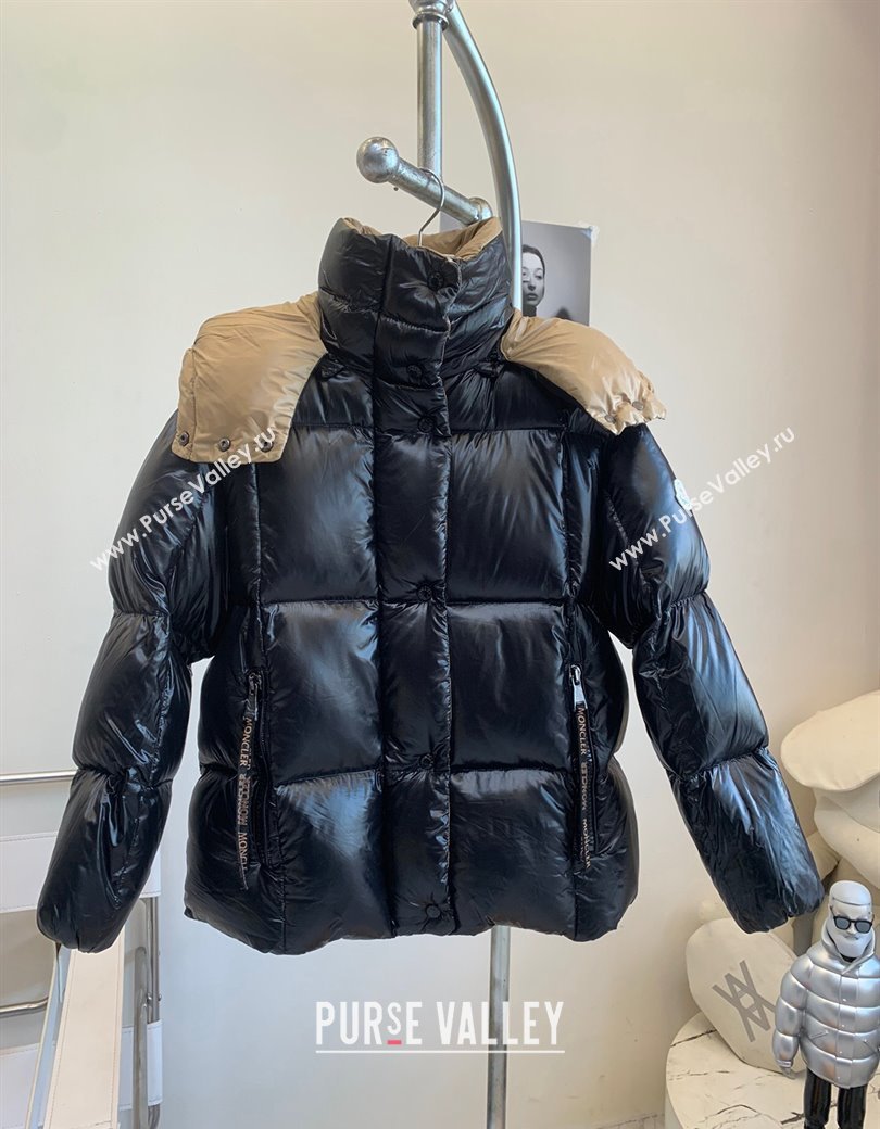 Moncler World Short Down Coat Black 2024 1203 (QI-241203053)