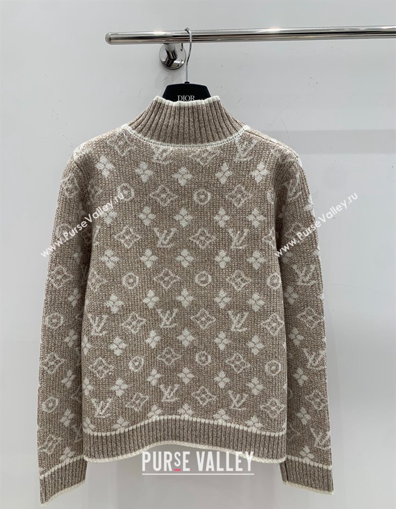 Louis Vuitton Knit Cardigans Beige 2024 1202 (QI-241202056)