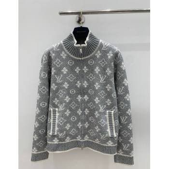 Louis Vuitton Knit Cardigans Grey 2024 1202 (QI-241202057)