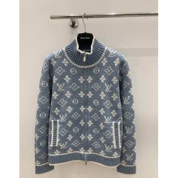 Louis Vuitton Knit Cardigans Blue 2024 1202 (QI-241202055)