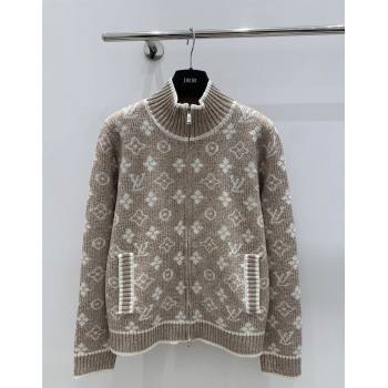 Louis Vuitton Knit Cardigans Beige 2024 1202 (QI-241202056)