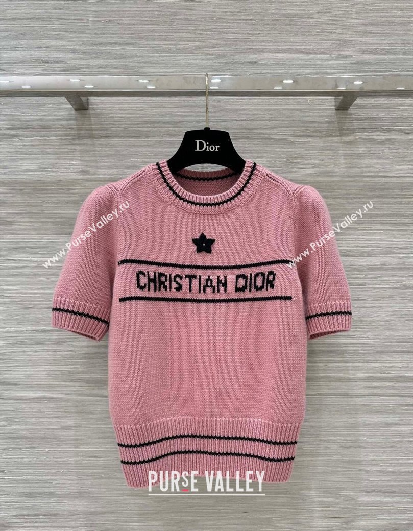 Dior Star Knit Top Pink 2024 1203 (QI-241203038)