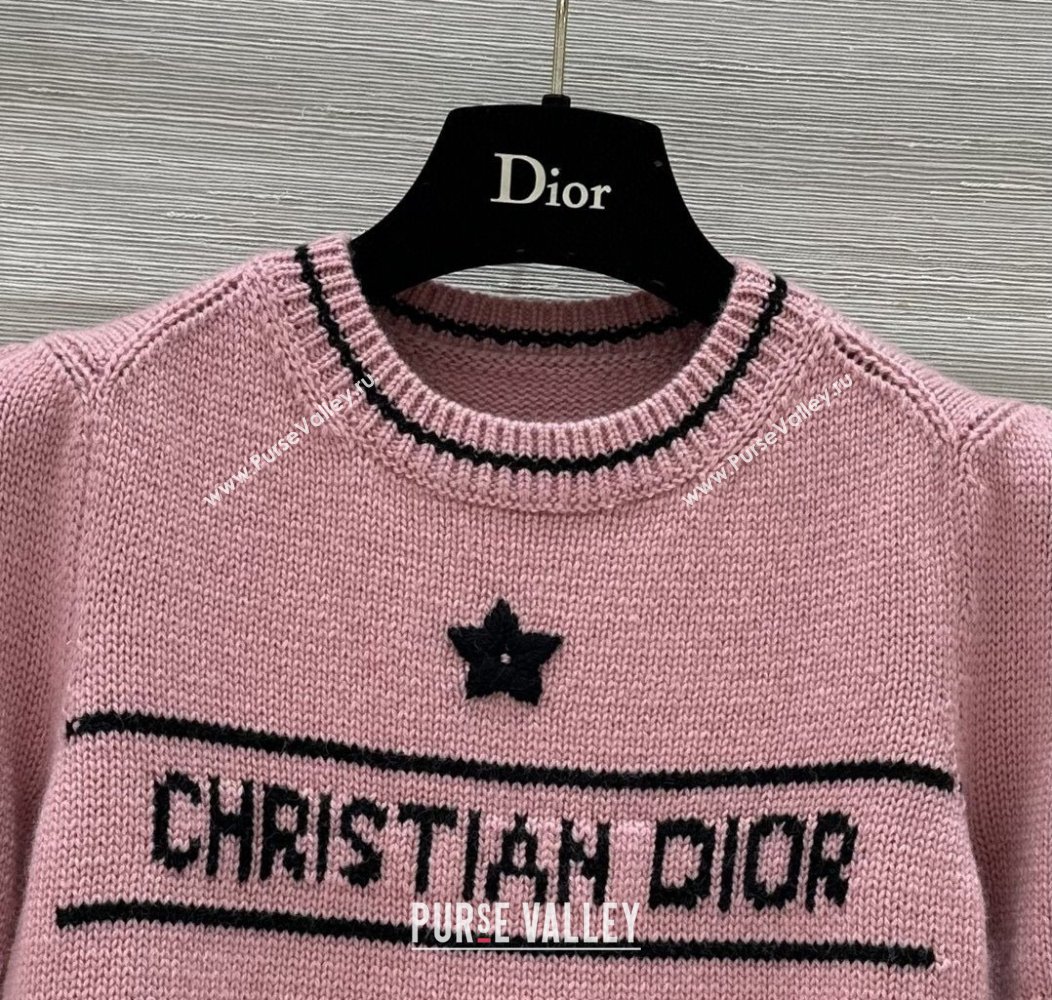 Dior Star Knit Top Pink 2024 1203 (QI-241203038)