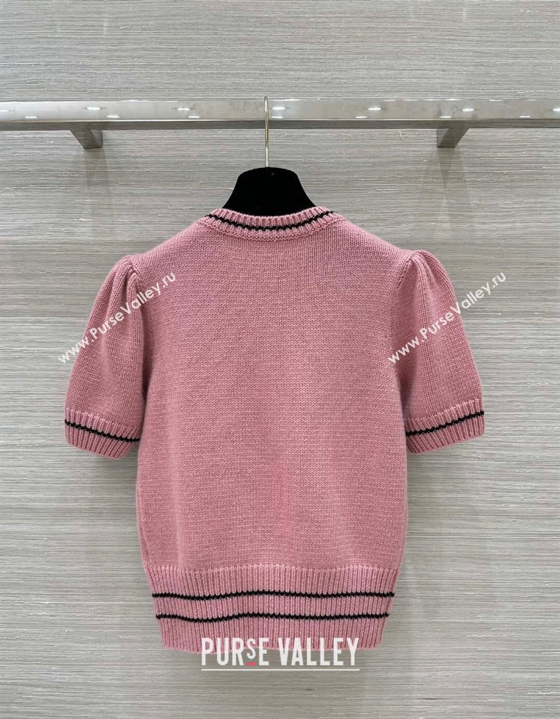 Dior Star Knit Top Pink 2024 1203 (QI-241203038)