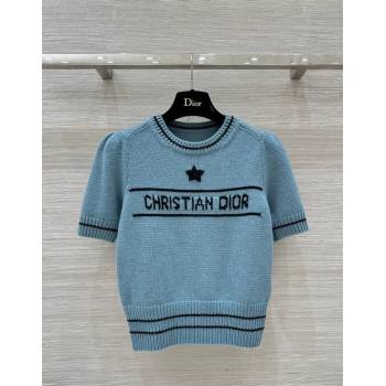 Dior Star Knit Top Blue 2024 1203 (QI-241203039)