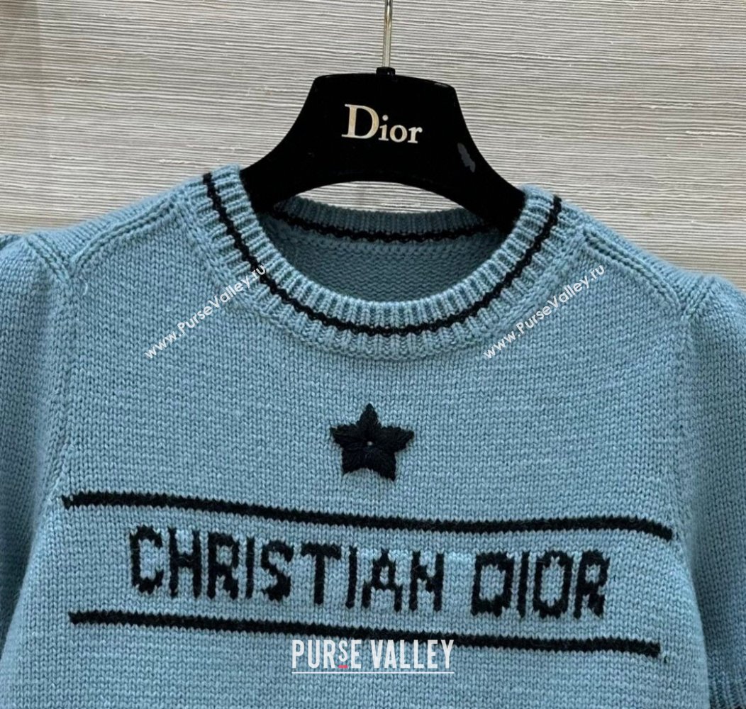 Dior Star Knit Top Blue 2024 1203 (QI-241203039)